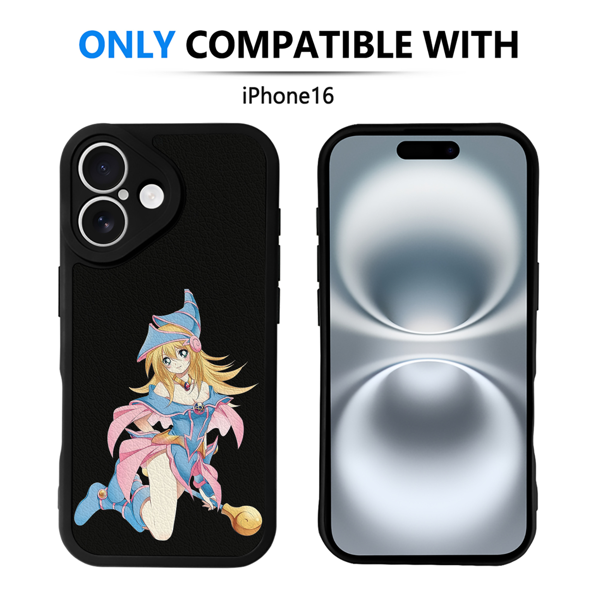 遊☆戯☆王 Yu-Gi-Oh! 【iPhone 16シリーズ対応】シリコンスマホケース（レザー調） 材質：シリコン